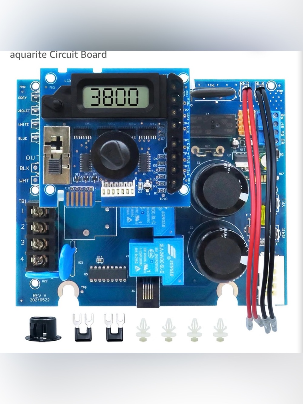GLX-PCB-RITE Circuit Board with GLX-PCB-DSP for Hayward/Goldline Aquarite Blue